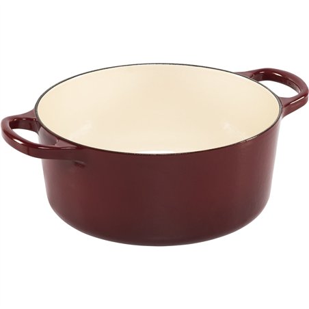 Le Creuset Signature Bräter rund 22 cm rot