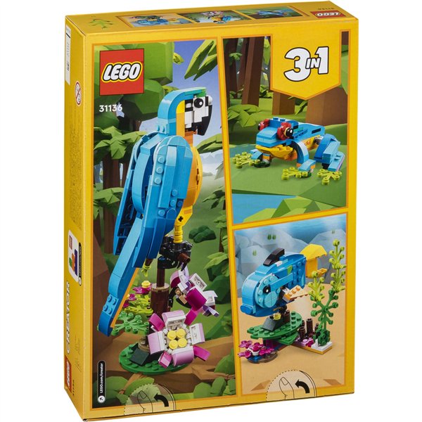 LEGO Creator 31136 Pappagallo esotico
