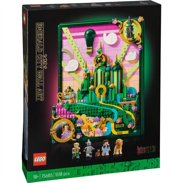 LEGO Wicked 75685 Emerald City Wall Art