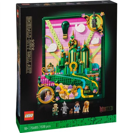 LEGO Wicked 75685 Emerald City Wall Art