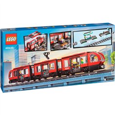 LEGO City 60423 Downtown Streetcar and Station 2