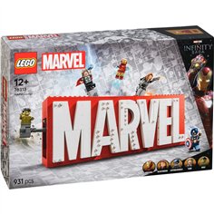 LEGO Marvel Super Heroes 76313 MARVEL Logo & Minifigures