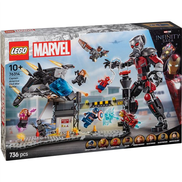 LEGO Marvel Super Heroes 76314 Captain America:Civil War Battle