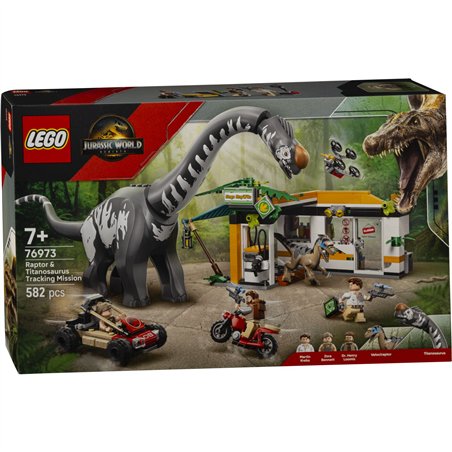 LEGO Jurassic World 76973 Raptor Titanosaurus Tracking Mission