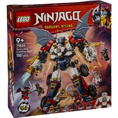 LEGO NINJAGO 71834 Zanes Ultra Combiner Mech