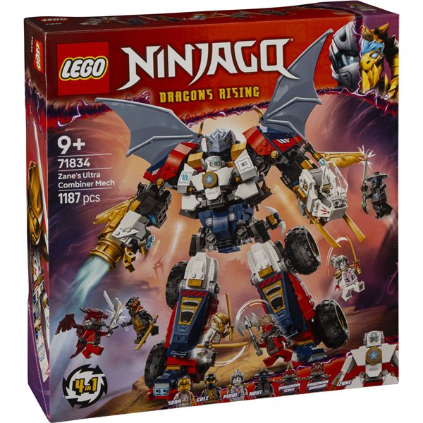 LEGO NINJAGO 71834 Zanes Ultra Combiner Mech