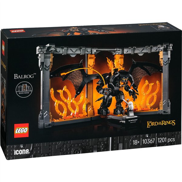 LEGO Icons 10367 LotR: Balrog Book Nook