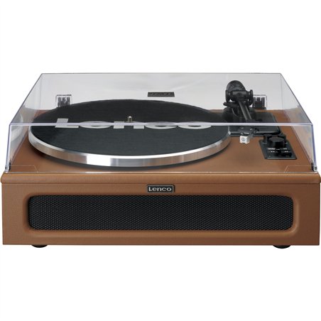 Lenco LS-430BN base in legno con similpelle