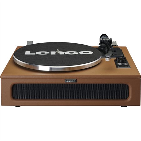 Lenco LS-430BN base in legno con similpelle