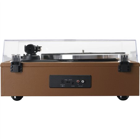 Lenco LS-430BN base in legno con similpelle