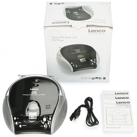 Lenco SCD-24 nero/argento