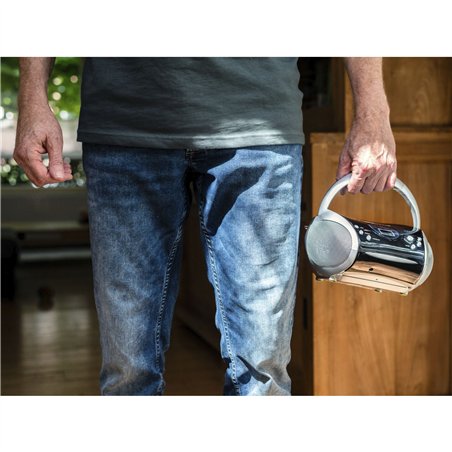 Lenco SCD-24 nero/argento