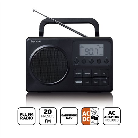 Lenco MPR-035BK nero