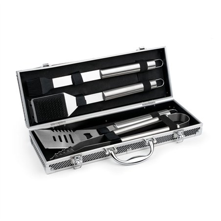 Leopold Vienna valigetta utens. per barbecue 4 pezzi LV311000