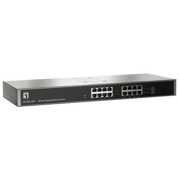 Level One GSW-1657 16-Port Gigabit Ethernet Switch