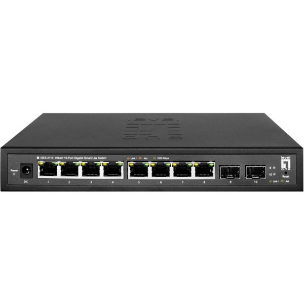 Level One GES-2110 Hilbert 10Port Gb Smart Lite Sw