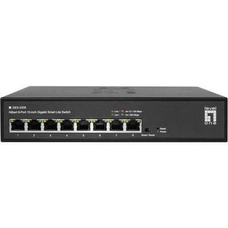 Level One GES-2208 Hilbert 8Port 10inch Gb Switch