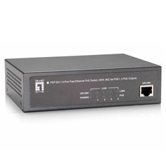 LevelOne FEP-0511 5-Port-Fast Ethernet-PoE-Switch