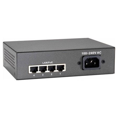 LevelOne FEP-0511 5-Port-Fast Ethernet-PoE-Switch