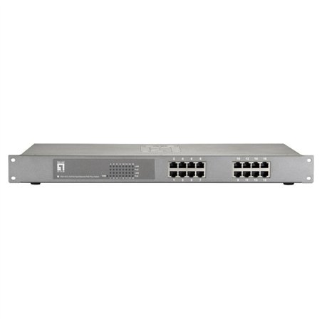 LevelOne FEP-1612W120 16-Port-Fast Ethernet-PoE-Switch