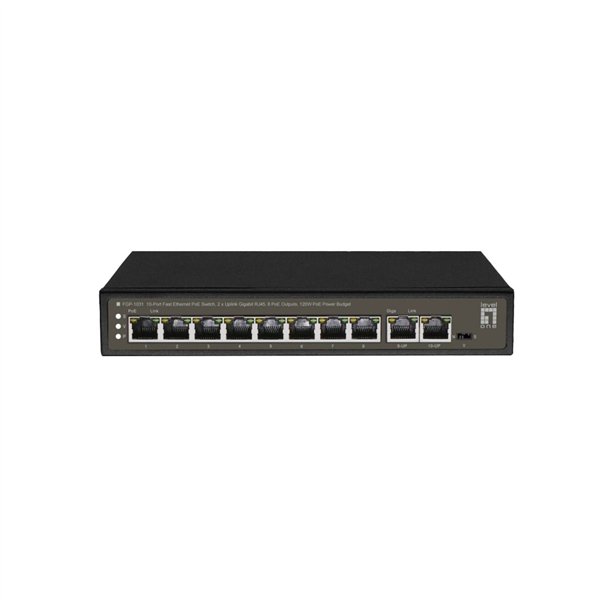 LevelOne FGP-1031 10-Port Fast Ethernet PoE Switch