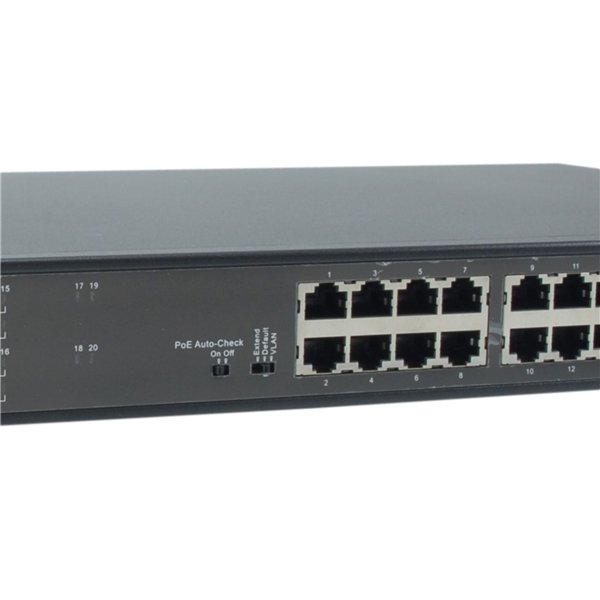 LevelOne FGP-2031 20-Port-Fast Ethernet-PoE-Switch