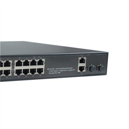 LevelOne FGP-2031 20-Port-Fast Ethernet-PoE-Switch