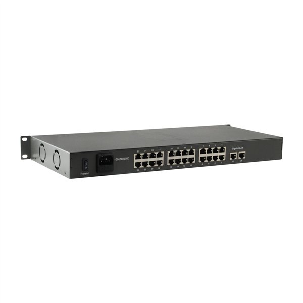 LevelOne FGP-2601W150 26-Port-Fast Ethernet-PoE-Switch