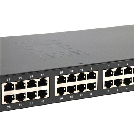 LevelOne FGP-2601W150 26-Port-Fast Ethernet-PoE-Switch