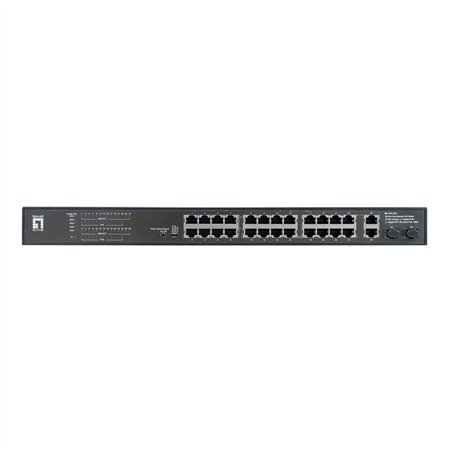 LevelOne FGP-2831 28-Port-Fast Ethernet-PoE-Switch