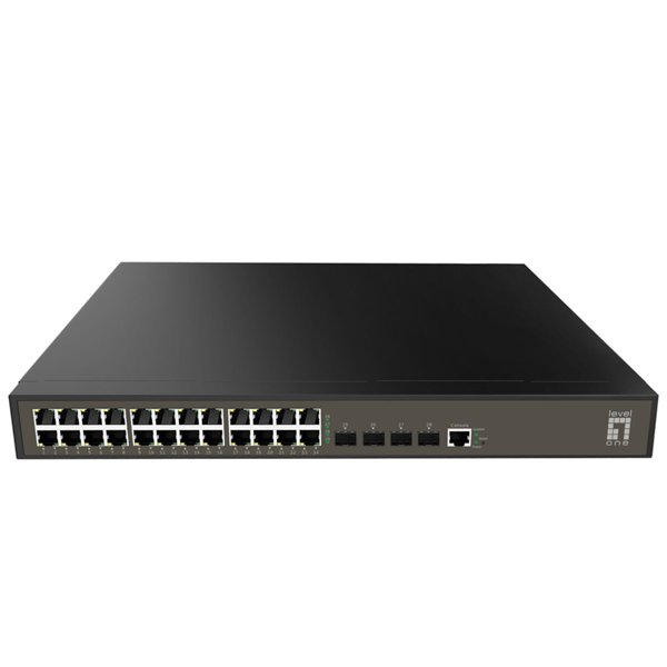 LevelOne GEL-2871 28-Port-L2+ Gigabit-Switch
