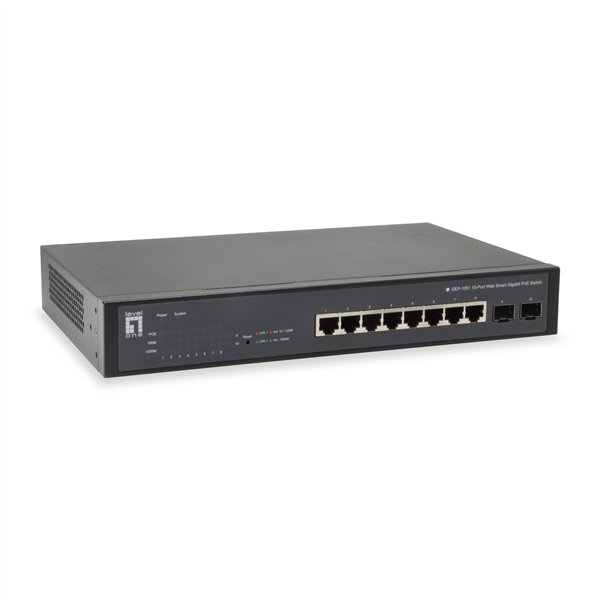 LevelOne GEP-1051 10-Port Smart-Gigabit-PoE-Switch
