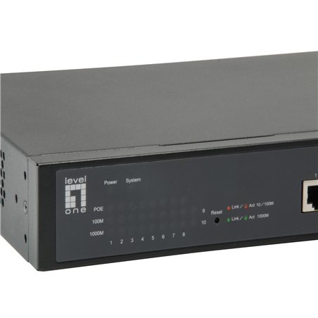 LevelOne GEP-1051 10-Port Smart-Gigabit-PoE-Switch