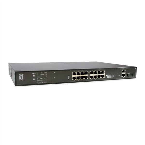 LevelOne GEP-2021 20-Port-Gigabit-PoE-Switch