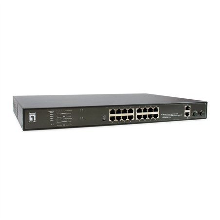 LevelOne GEP-2021 20-Port-Gigabit-PoE-Switch