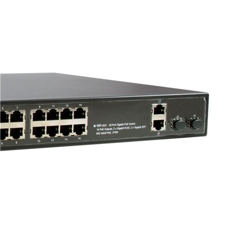 LevelOne GEP-2021 20-Port-Gigabit-PoE-Switch