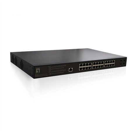 LevelOne GEP-2861 28-Port L2 Gigabit PoE Switch