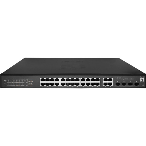 LevelOne GES-2128P Hilbert 28-Port Gigabit PoE Smart Switch