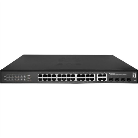 LevelOne GES-2128P Hilbert 28-Port Gigabit PoE Smart Switch