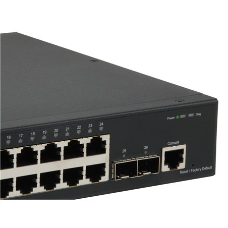 LevelOne GTL-2661 KILBY 26-Port L2-Gigabit Switch