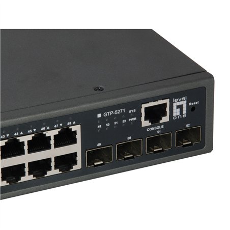 LevelOne GTP-5271 52-Port L3 Lite Managed Switch