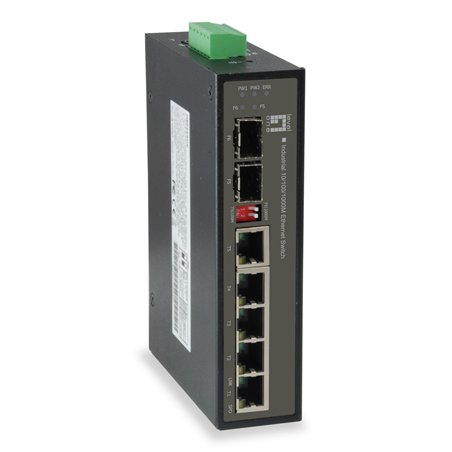 LevelOne IES-0600 Industrial 6-Port Gigabit Switch
