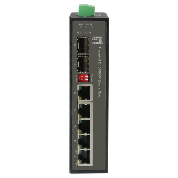 LevelOne IES-0600 Industrial 6-Port Gigabit Switch