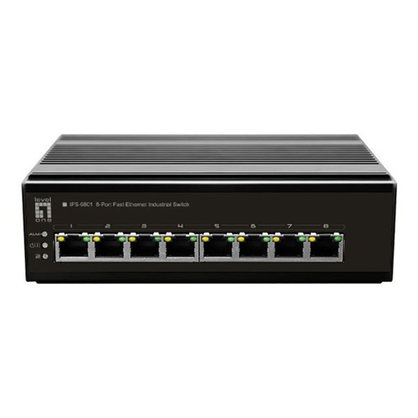 LevelOne IFS-0801 Industrial 8-Port Fast Ethernet Switch