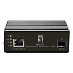LevelOne IGC-0102 Industrial Gigabit RJ45 SFP convert. multi.