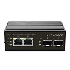 LevelOne IGP-0431 Industrial 4-Port Gigabit PoE Switch