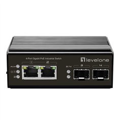 LevelOne IGP-0432 Industrial 4-Port Gigabit PoE Switch