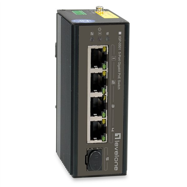 LevelOne IGP-0501 Industrial 5-Port Gigabit Switch