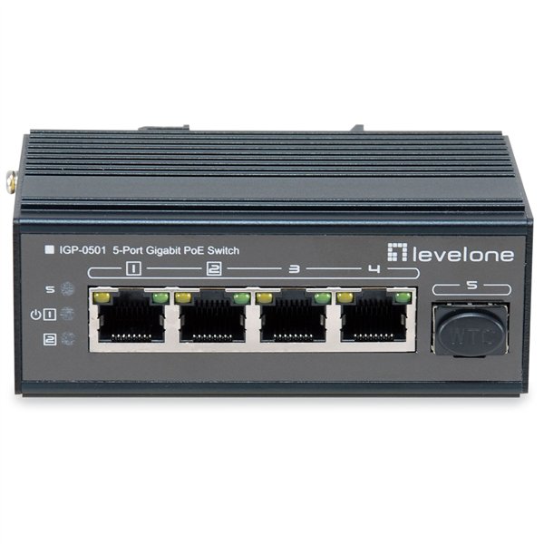 LevelOne IGP-0501 Industrial 5-Port Gigabit Switch