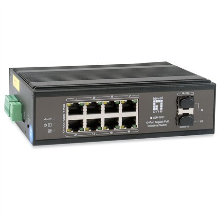 LevelOne IGP-1031 Industrial 10-Port Gigabit PoE Switch